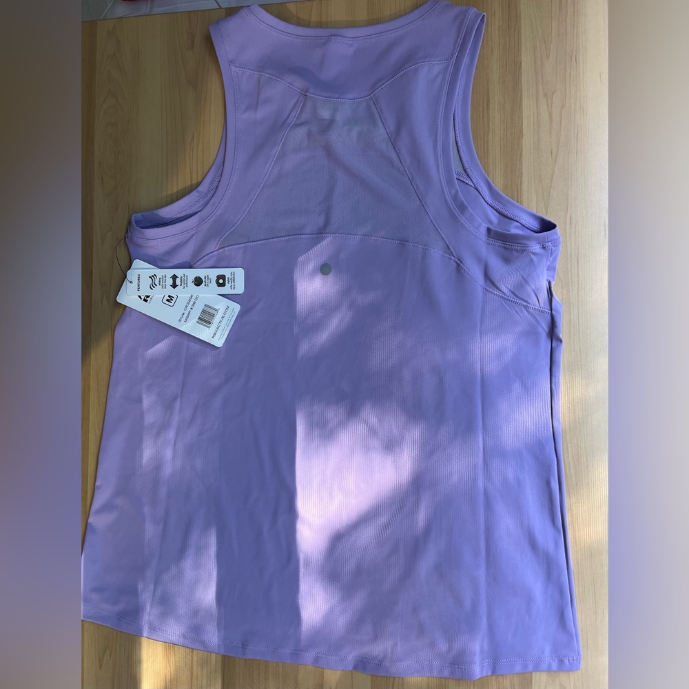 RBX- Live Life Active /Super Soft Easy Breezy Tank Color:Light Purple /Size M - Picture 4 of 7